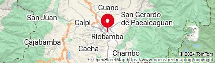 Map of Riobamba